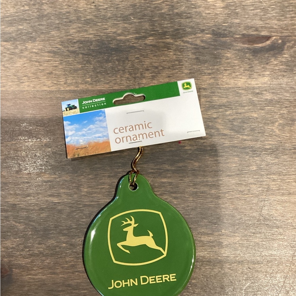 John Deere Green Holiday Ornament NWT